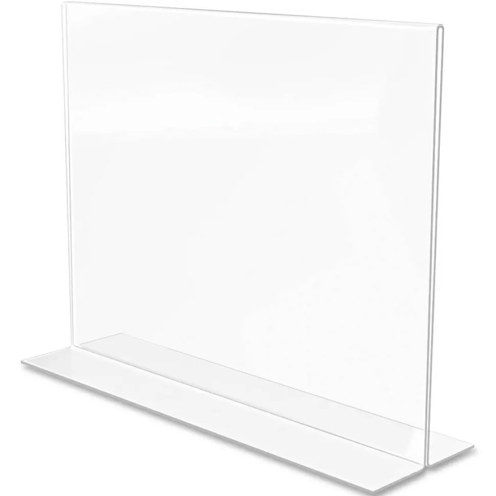Stand-Up Sign Holder, Horizontal, 8 1/2"H x 11"W