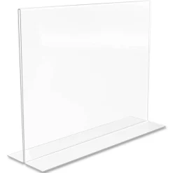 Stand-Up Sign Holder, Horizontal, 8 1/2