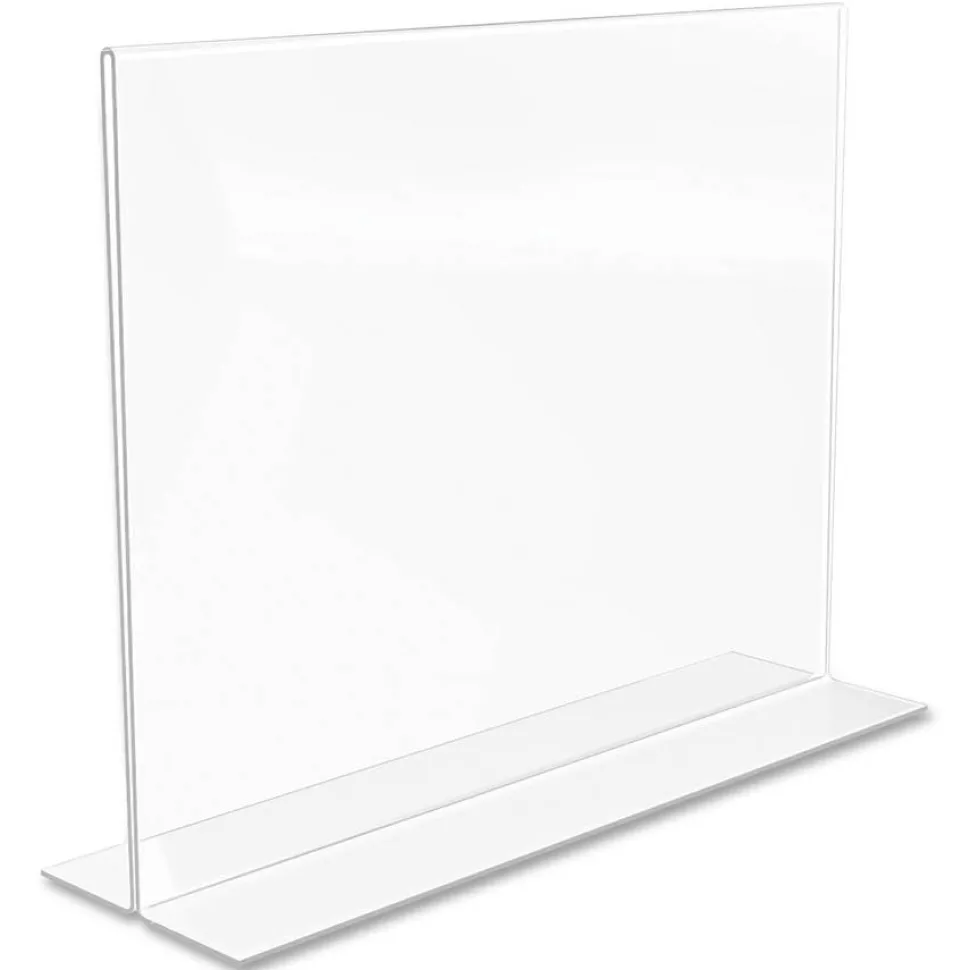 Stand-Up Sign Holder, Horizontal, 8 1/2"H x 11"W