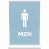Stand-Up Sign Holder, Vertical, 7"H x 5"W, Clear, 69101