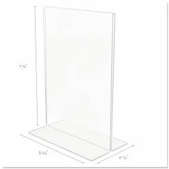 Stand-Up Sign Holder, Vertical, 7