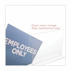 Stand-Up Sign Holder, Vertical, 11