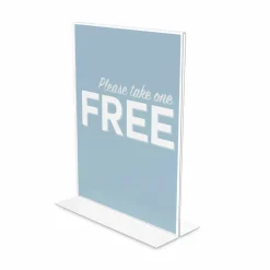 Stand-Up Sign Holder, Vertical, 11
