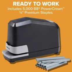 Stanley Bostitch Bostitch B8 Impulse 45 Electric Stapler, Black