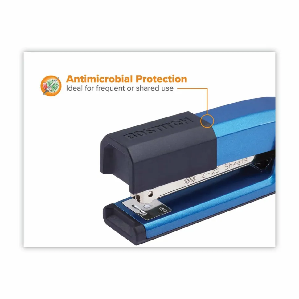 Stanley Bostitch Epic Executive Desktop Business Pro Stapler, Blue
