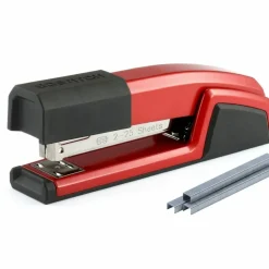 Stanley Bostitch Epic Executive Desktop Business Pro Stapler, Red