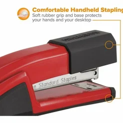 Stanley Bostitch Epic Executive Desktop Business Pro Stapler, Red