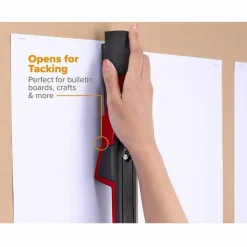 Stanley Bostitch Epic Executive Desktop Business Pro Stapler, Red