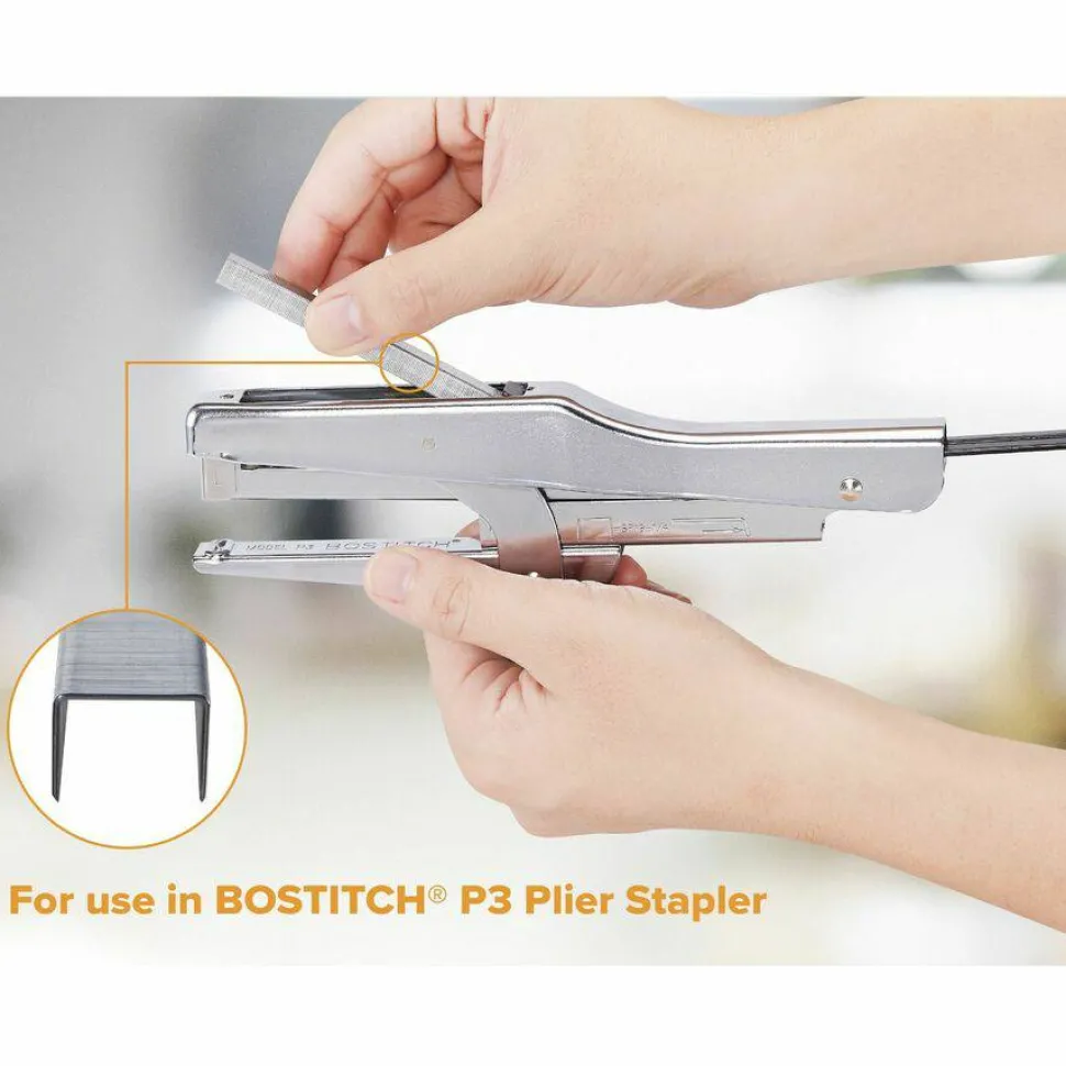 Stanley Bostitch Premium Standard Staples For Use in P3 Plier 1/4", Box Of 5000