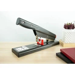 Stanley Bostitch 130-Sheet Heavy-Duty Stapler With Antimicrobial Protection, Black