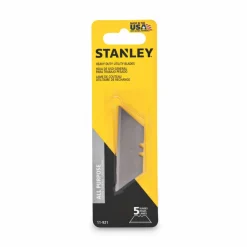 Stanley Replacement Heavy-Duty Utility Knife Blades, Pack Of 5