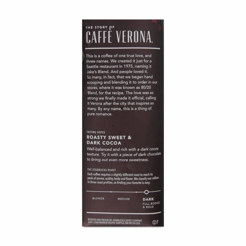 Starbucks Caffe Verona 1 lb. Whole Bean Coffee Whole Bean