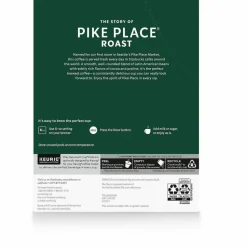 Starbucks Single-Serve Coffee K-Cup, Pike Place, Carton Of 24