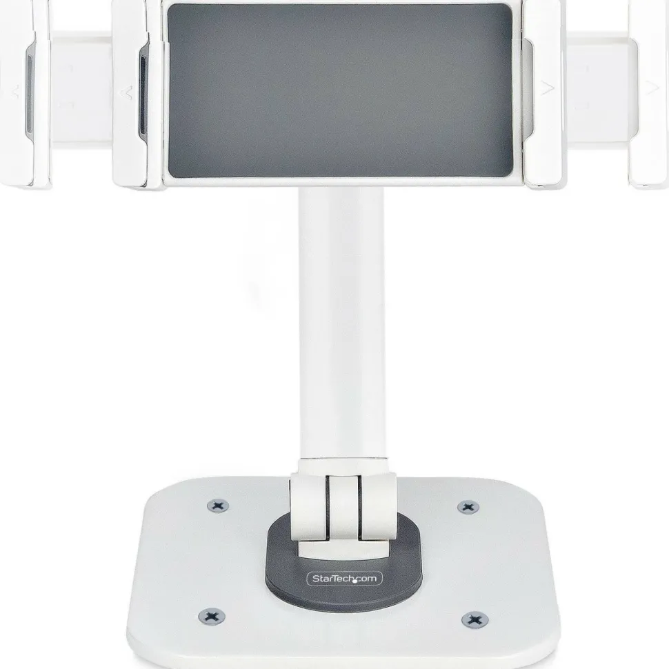 StarTech Adjustable Tablet Stand for Desk, Up to 1kg, Universal Tablet Stand Holder Desk/Wall, Ergonomic Articulating Tablet Mount