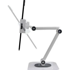StarTech Adjustable Tablet Stand for Desk, Up to 1kg, Universal Tablet Stand Holder Desk/Wall, Ergonomic Articulating Tablet Mount