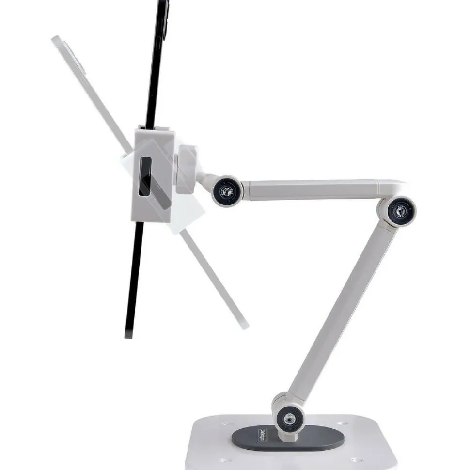 StarTech Adjustable Tablet Stand for Desk, Up to 1kg, Universal Tablet Stand Holder Desk/Wall, Ergonomic Articulating Tablet Mount