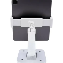 StarTech Adjustable Tablet Stand for Desk, Up to 1kg, Universal Tablet Stand Holder Desk/Wall, Ergonomic Articulating Tablet Mount