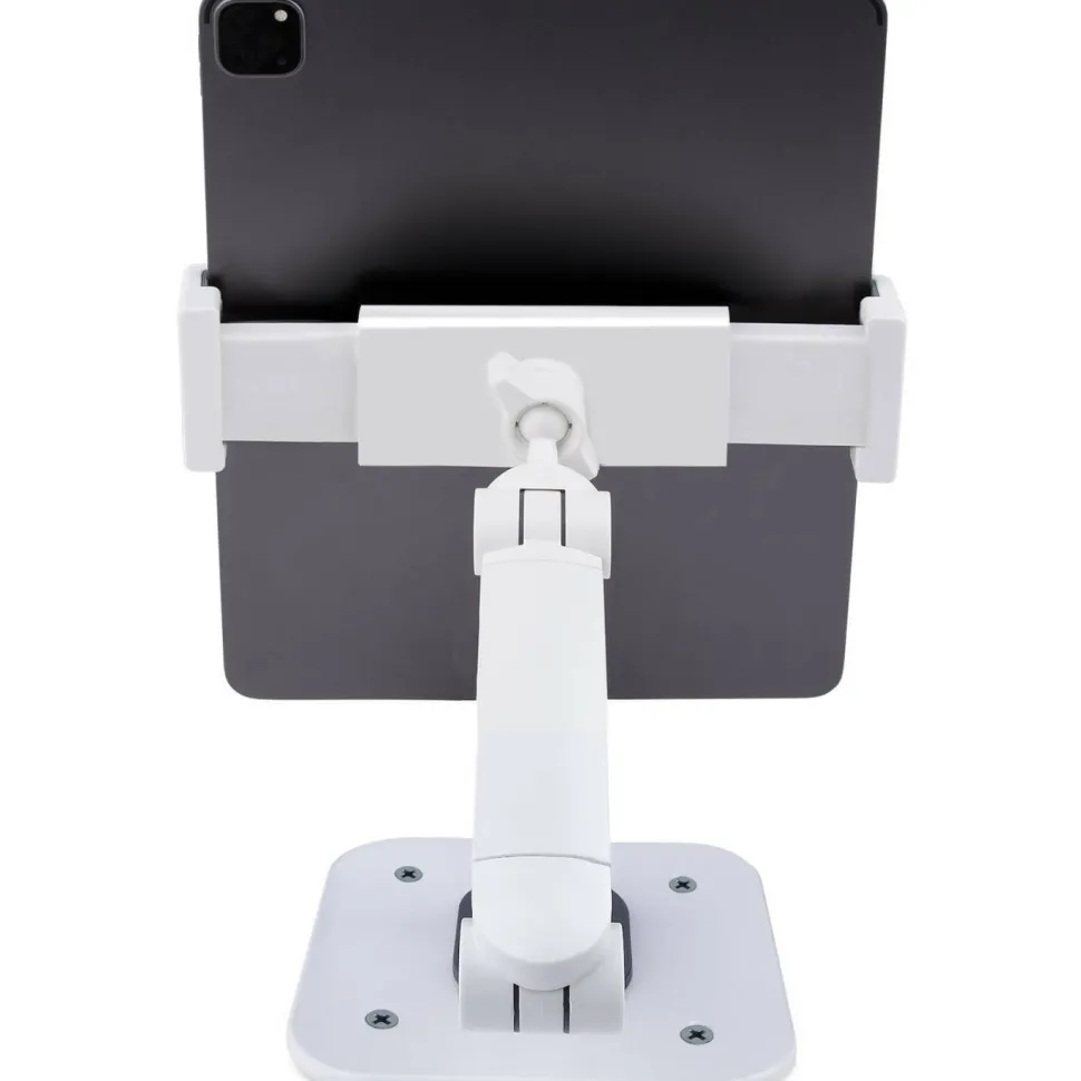 StarTech Adjustable Tablet Stand for Desk, Up to 1kg, Universal Tablet Stand Holder Desk/Wall, Ergonomic Articulating Tablet Mount