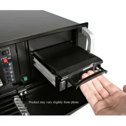 StarTech Aluminum Black SATA Hard Drive Drawer - Storage mobile rack - black