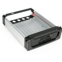 StarTech Aluminum Black SATA Hard Drive Drawer - Storage mobile rack - black