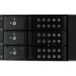 StarTech 3 Bay Aluminum Trayless Hot Swap Mobile Rack Backplane for 3.5in SAS II/SATA III - 6 Gbps HDD
