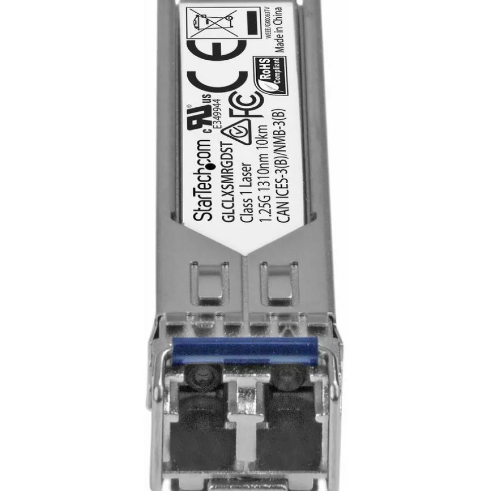 StarTech Cisco GLC-LX-SM-RGD Compatible SFP Module - 1000BASE-LX - 1GE Gigabit Ethernet 1GbE Single Mode Fiber SMF Optic Transceiver