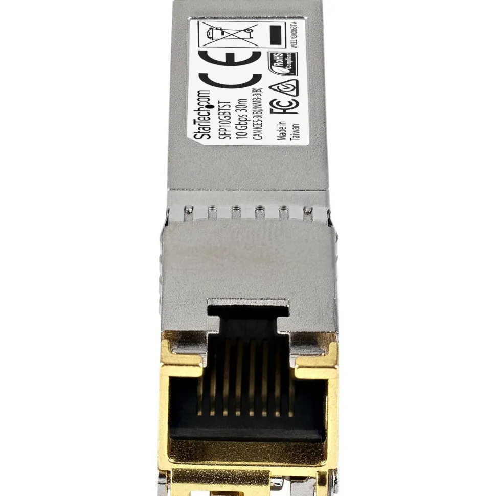 StarTech Cisco GLC-T Compatible SFP Module, 1000BASE-T, 1GE Gigabit Ethernet SFP SFP to RJ45 Cat6/Cat5e Transceiver, 100m , TAA