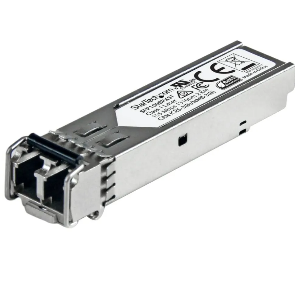 StarTech.com 100BASE-FX MSA Compliant SFP Module - LC Connector - Fiber SFP Transceiver - Lifetime Warranty - SFP100BFXST