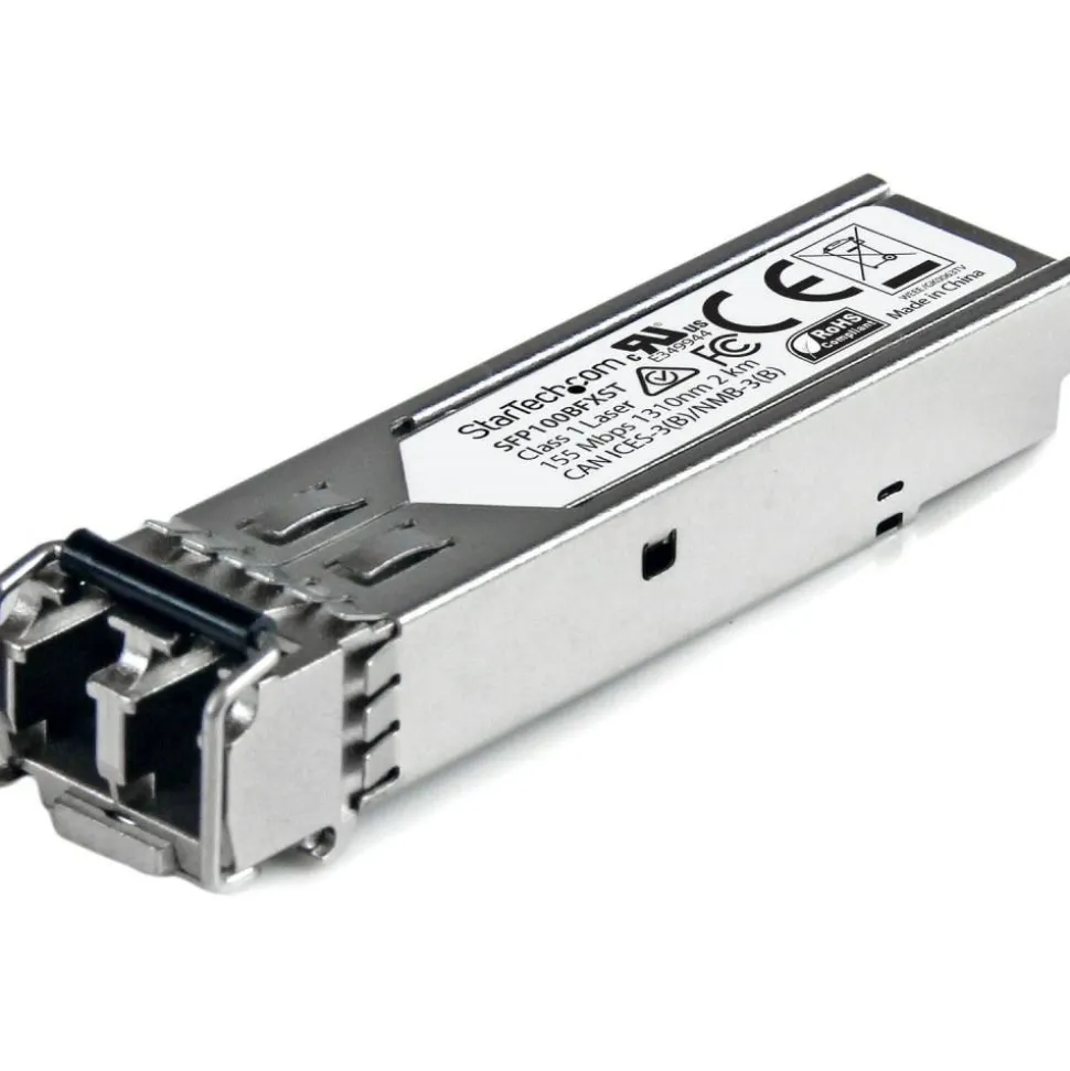 StarTech.com 100BASE-FX MSA Compliant SFP Module - LC Connector - Fiber SFP Transceiver - Lifetime Warranty - SFP100BFXST