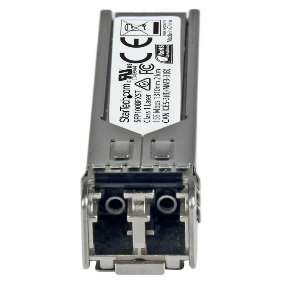 StarTech.com 100BASE-FX MSA Compliant SFP Module - LC Connector - Fiber SFP Transceiver - Lifetime Warranty - SFP100BFXST