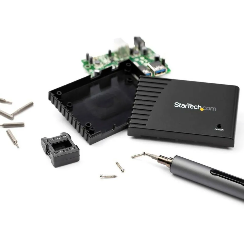 StarTech.com 55-Bit Electric Precision Screwdriver Set, Cordless/Battery Powered, Magnetic Bit Driver Kit for Laptop/Computer/Phone Repair