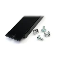 StarTech.com Blanking Panel - 1U - 19in - Steel - Black - Blank Rack Panel - Filler Panel - Rack Mount Panel - Rack Blanks
