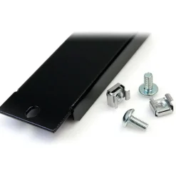 StarTech.com Blanking Panel - 1U - 19in - Steel - Black - Blank Rack Panel - Filler Panel - Rack Mount Panel - Rack Blanks