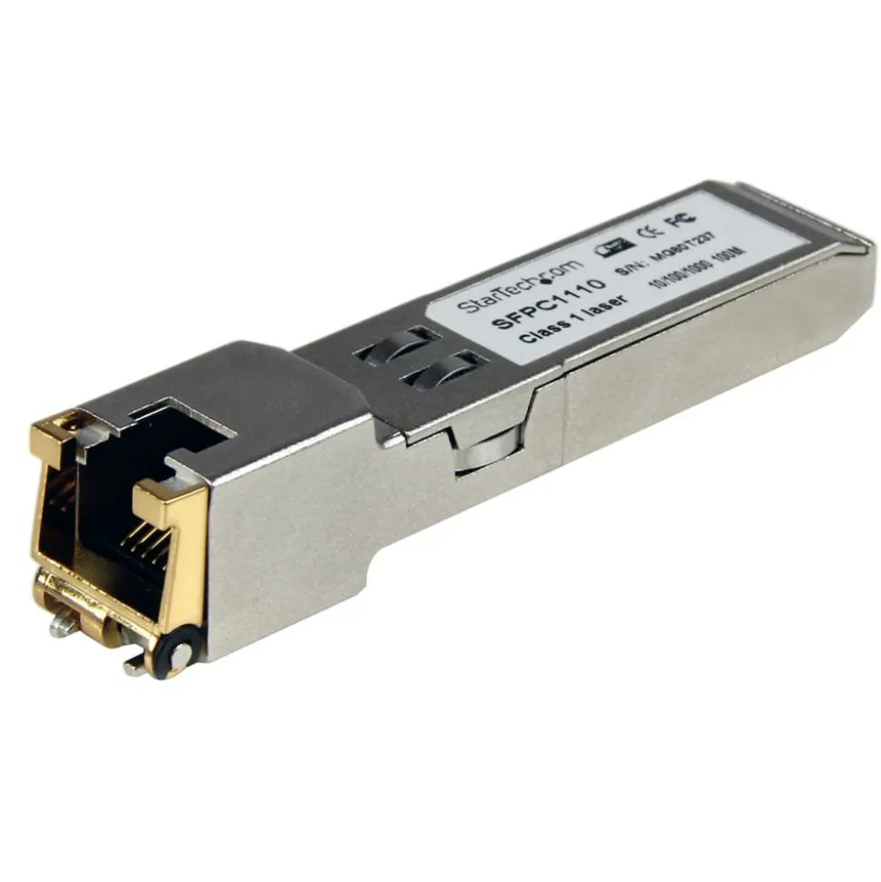 StarTech.com Cisco SFP-GE-T Compatible SFP Module - 1000BASE-T Copper SFP Transceiver - Lifetime Warranty - SFPC1110