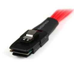StarTech.com 50cm Serial Attached SCSI SAS Cable - SFF-8087 to 4x Latching SATA - 50cm SASto SATA Cable - SAS8087S450