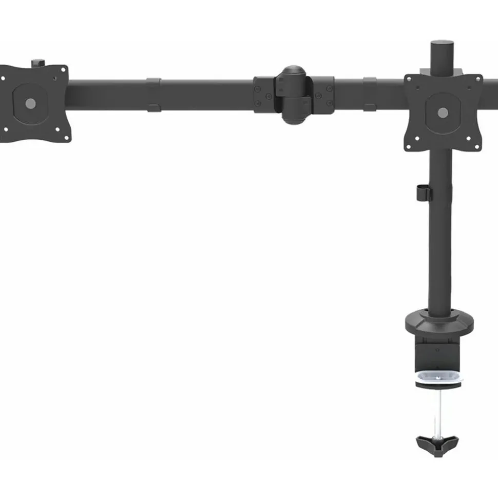 StarTech.com Desk Mount Triple Monitor Arm - Articulating - Steel - For VESA Monitors up to 27"- Clamp/Grommet - 3 Monitor Stand (ARMTRIO)