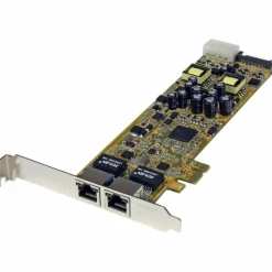 StarTech.com Dual Port PCI Express Gigabit Ethernet PCIe Network Card Adapter