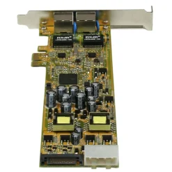 StarTech.com Dual Port PCI Express Gigabit Ethernet PCIe Network Card Adapter