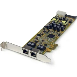 StarTech.com Dual Port PCI Express Gigabit Ethernet PCIe Network Card Adapter