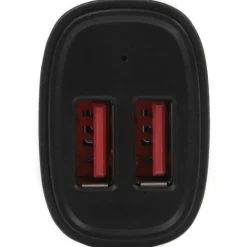 StarTech.com Dual Port USB Car Charger - Black - High Power 24W/4.8A - 2 port USB Car Charger