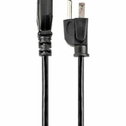 StarTech.com 6ft (2m) Computer Power Cord, NEMA 5-15P to C13, 10A 125V, 18AWG, Black Replacement AC PC Power Cord, TV/Monitor Power Cable
