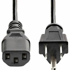 StarTech.com 6ft (2m) Computer Power Cord, NEMA 5-15P to C13, 10A 125V, 18AWG, Black Replacement AC PC Power Cord, TV/Monitor Power Cable