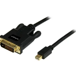 StarTech.com 6 ft Mini DisplayPort to DVI Adapter Converter Cable - Mini DP to DVI 1920x1200 - Black - 6 ft DVI/Mini DisplayPort Video Cable
