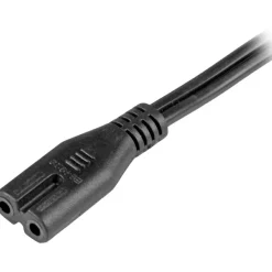 StarTech.com 10ft (3m) Laptop Power Cord, NEMA 1-15P to C7, 10A 125V, 18AWG, Laptop Replacement Power Cord, Power Brick Cable