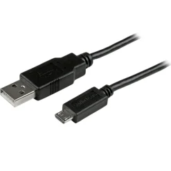 StarTech.com 6 ft Mobile Charge Sync USB to Slim Micro USB Cable - USBAUB6BK