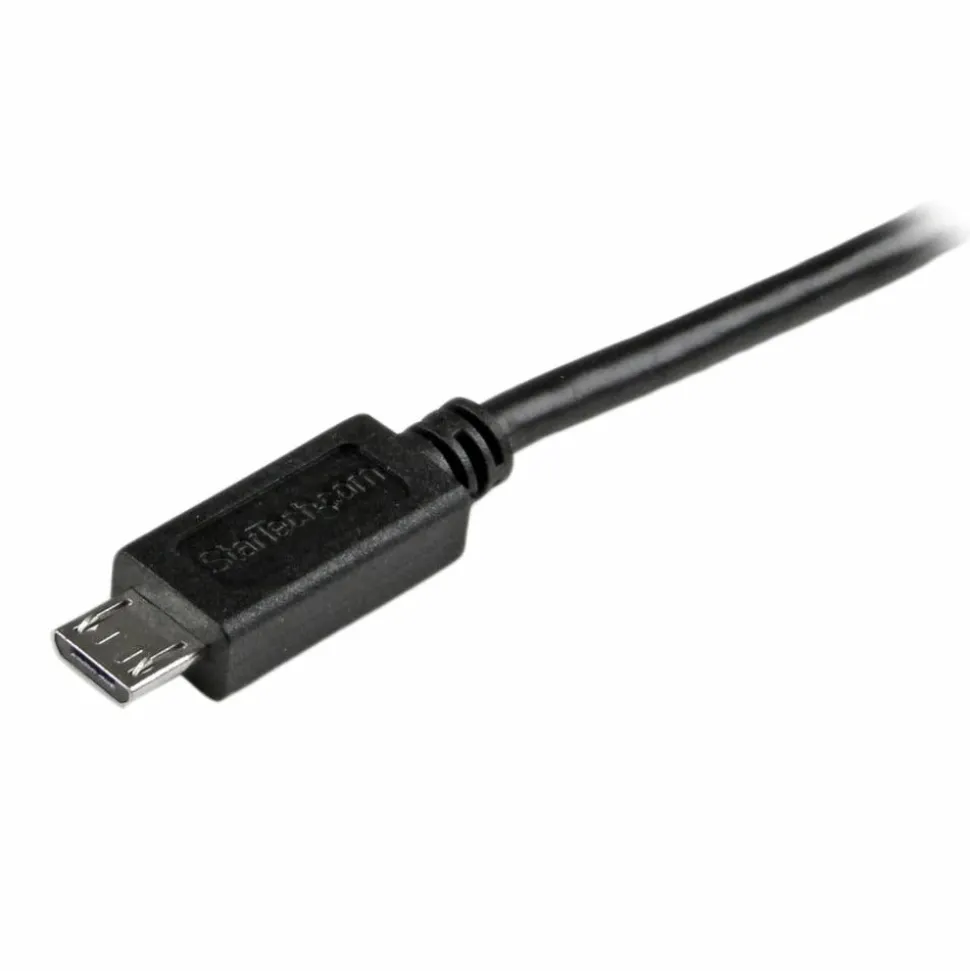 StarTech.com 6 ft Mobile Charge Sync USB to Slim Micro USB Cable - USBAUB6BK