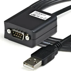 StarTech.com 6ft (1.8m) 1-Port Professional RS422/485 USB Serial Cable Adapter with COM Retention, USB to RS422 Adapter - ICUSB422