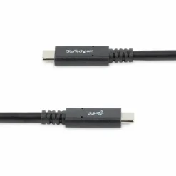 StarTech.com 6 ft (1.8m) USB C to USB C Cable, 5A 100W PD 3.0, Certified Works With Chromebook, USB-IF Certified, M/M, USB 3.0 (5Gbps) - USB315C5C6