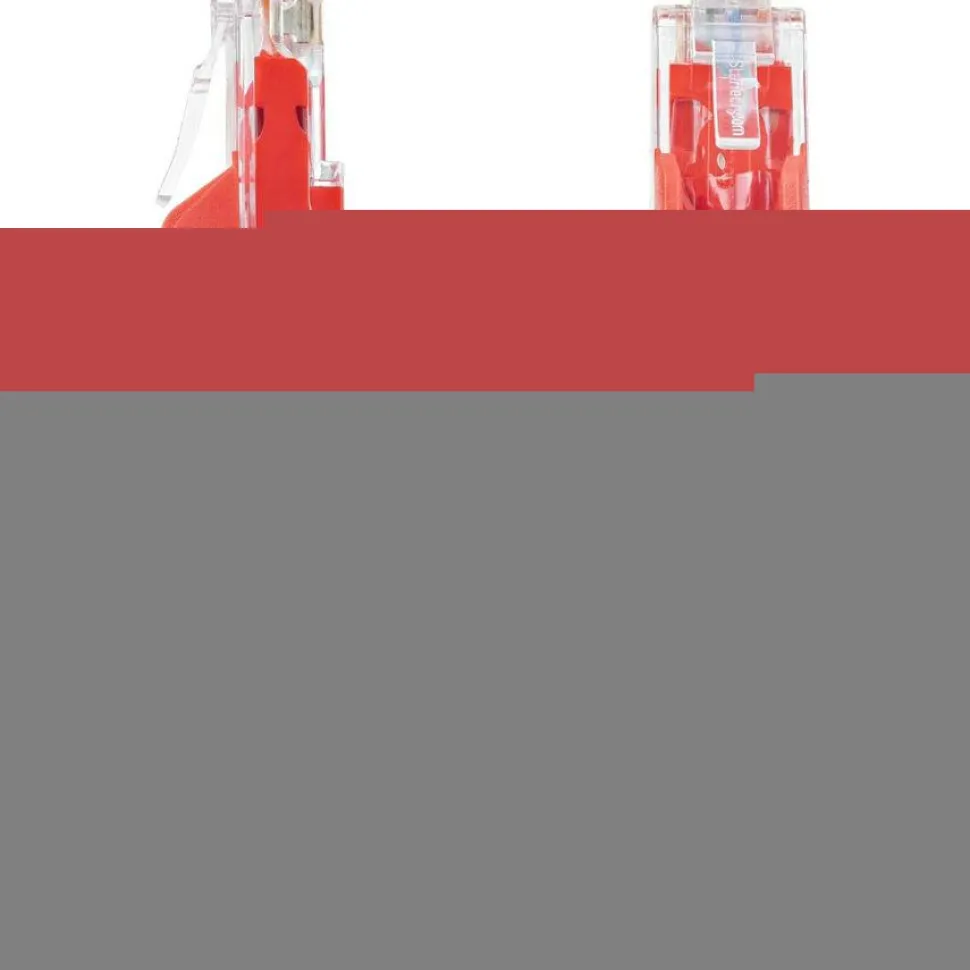 StarTech.com 30ft Red Cat6 Patch Cable with Snagless RJ45 Connectors - Long Ethernet Cable - 30 ft Cat 6 UTP Cable - 30 ft Category 6 Network Cable