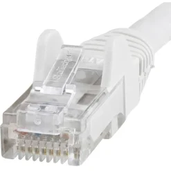 StarTech.com 14ft White Cat6 Patch Cable with Snagless RJ45 Connectors - White